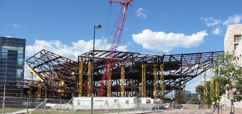 Art Structures - Building Art Features: Denver Art Museum Steel Structure East